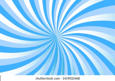 Blue sunshine vector background. Abstract sunburst wallpaper for template,banner social media advertising, website business design. 
