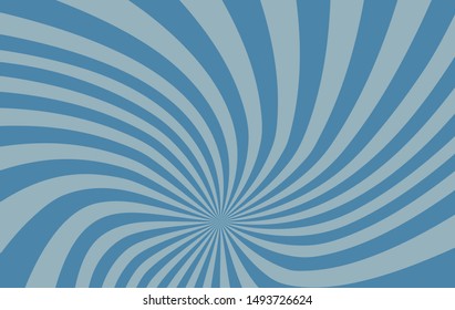 Blue sunshine vector background. colorful sunburst wallpaper for template business social media advertising. Modern style backdrop.