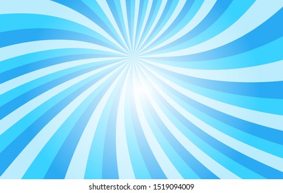 Blue sunshine vector background. illustration abstract wallpaper for template website and business social media advertising. 