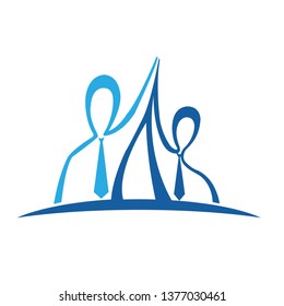 Blue Support Employee Logo