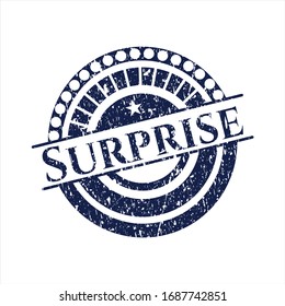 Blue Surprise distress rubber texture