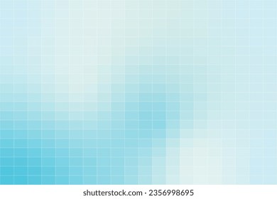 Blue Swimming Pool Mosaic Tile Abstract Texture Pattern Background. Vector Illustration