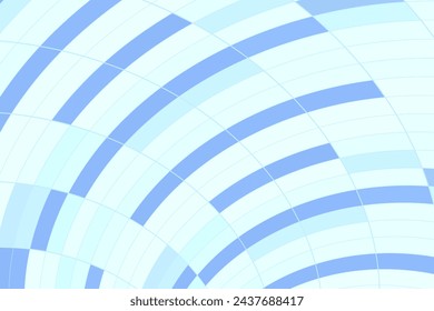 Blue Swimming Pool Mosaic Tile Abstract Texture Pattern Background. Vector. Wallpaper. Perspective