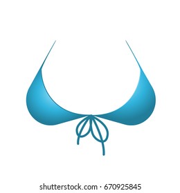 Blue swimsuit icon