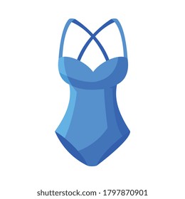 Travesía azul, veraniego de vacaciones, vectores de viaje y turismo Ilustración sobre fondo blanco