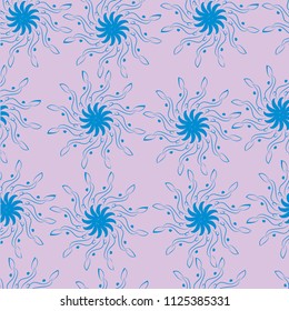 blue swirl abstract design