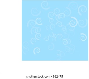 Blue swirl background - change colors as needed