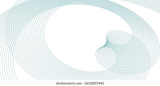Blue Swirl Curved Japanese Pattern Background