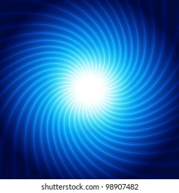 Blue Swirl Lines - Vector Design Concept - Fully Editable EPS10 Background
