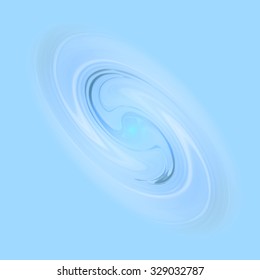 Blue swirl. Water background
