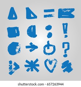 Blue symbol 