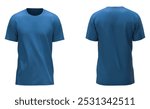 blue  t shirt rash guard mockup