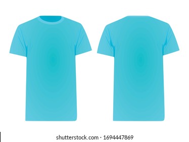 Blue T Shirt. Vector Illustration