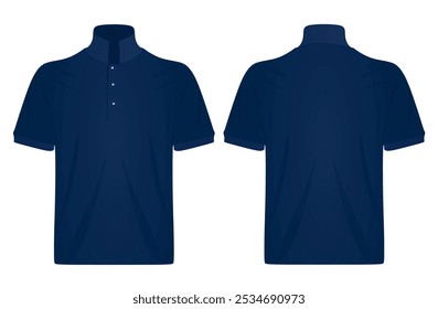 Blue  t shirt. vector illustration