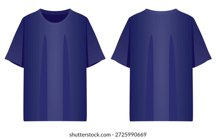 Blue t shirt. vector illustration
