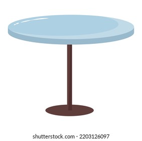 diseño de tabla azul sobre blanco