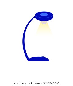 Blue table lamp