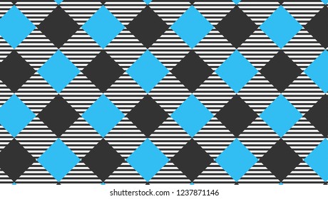 Blue tablecloth gingham checkered background.Texture for :plaid, tablecloths, clothes, shirts, dresses, paper, bedding, blankets.eps-10 Vector Illustration