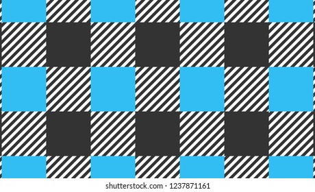 Blue tablecloth gingham checkered background.Texture for :plaid, tablecloths, clothes, shirts, dresses, paper, bedding, blankets.eps-10 Vector Illustration