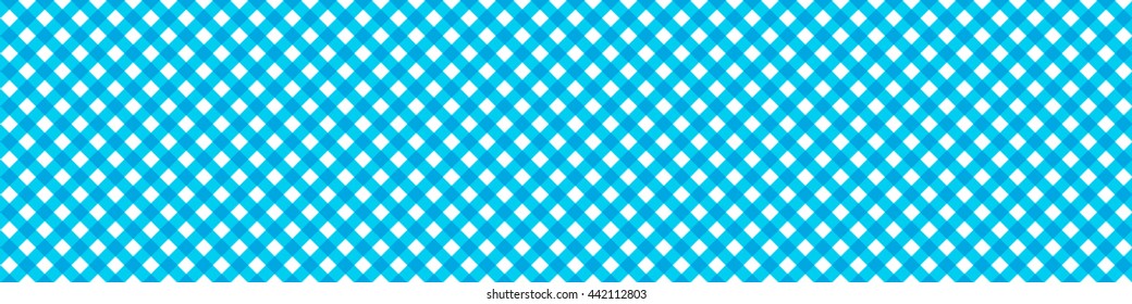 Blue Tablecloth Multiply Colors Pattern