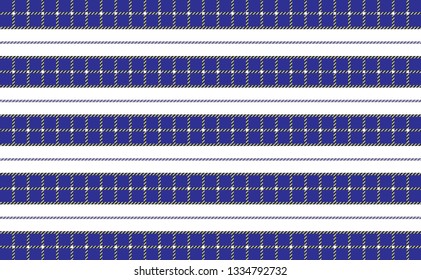 Blue tablecloth pattern.Texture for :plaid,tablecloths,clothes,shirts, dresses,paper,bedding,blankets,quilts and other textile products.Vector illustration. - Vector