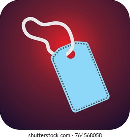 blue tag icon