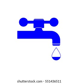 Blue tap icon.