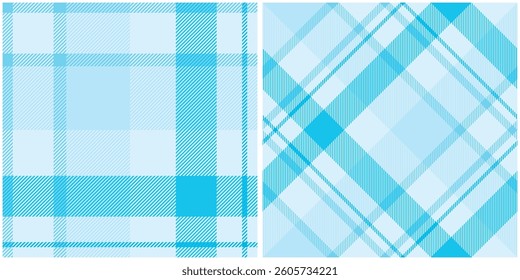 Blue Tartan Pattern Seamless. Sweet Checker Pattern for Shirt Printing,clothes, Dresses, Tablecloths, Blankets, Bedding, Paper,quilt,fabric and Other Textile Products.