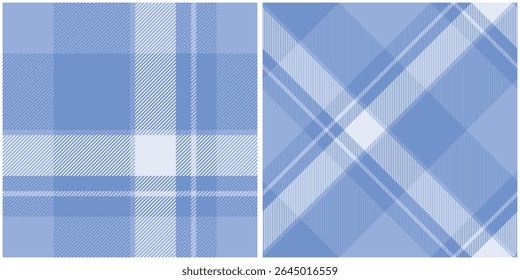 Patrón de tartán azul sin costuras. Patrón de damas dulces para la impresión de camisas, ropa, vestidos, manteles, mantas, ropa de cama, papel, edredones, tela y otros Productos textiles.