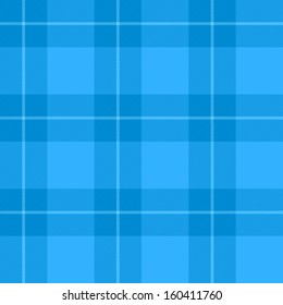 Blue tartan plaid