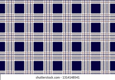 Blue tartan plaid pattern.Vector illustration.EPS-10. - Vector