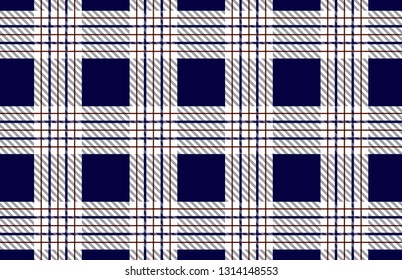 Blue tartan plaid pattern.Vector illustration.EPS-10. - Vector