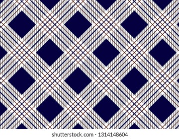 Blue tartan plaid pattern.Vector illustration.EPS-10. - Vector