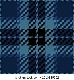 Blue Tartan Plaid Scottish Pattern