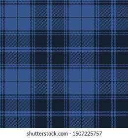 Blue tartan plaid Scottish seamless pattern.Texture from plaid, tablecloths, clothes, shirts, dresses, paper, bedding, blankets and other textile products.