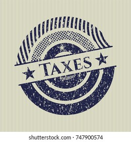 Blue Taxes distress rubber texture
