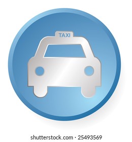 Blue Taxi Icon En Vector Stock Vector (Royalty Free) 25493569 ...