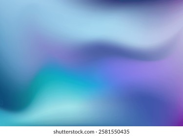 Blue Teal Background. Multicolor Gradient backdrop with copy space. Vector for banners, posters, and graphic design