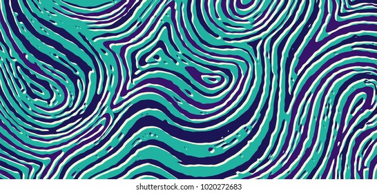 Blue and teal marble texture. Vector background for cover,  brochure, card.