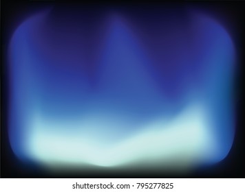 Blue teal white gradient mesh. Transparent pastel rectangles on black. Chaotic flow abstraction. Cold palette smoke wallpaper. Abstract blurry backdrop. Holographic seamless blurry image. 