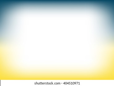 Blue Teal Yellow Copyspace Background Vector Illustration
