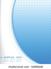 blue tech abstract background composition - vector illustration