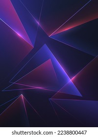 blue tech abstract ,background polygon elegant background and banner business  product present and game background