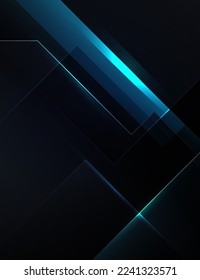 blue tech abstract ,background polygon elegant background and banner business product present and game background