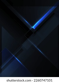 blue tech abstract ,background polygon elegant background and banner business product present and game background