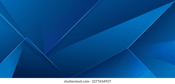 blue tech abstract ,background polygon elegant background and banner business product present and game background