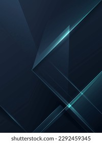 blue tech abstract ,background polygon elegant background and banner business product present and game background