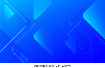 Blue tech background with triangles shape. Eps10 vector
