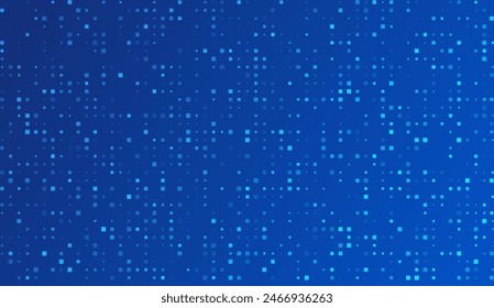 Fondo de finanzas de tecnología azul abstracto pixel element network. Abstractas experiencia en tecnología empresarial