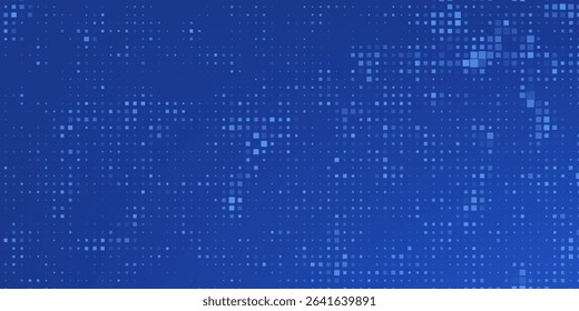 Blue tech finance background abstract pixel element network. Abstract business tech science background